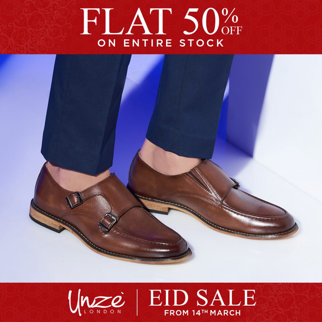 Modern Shoes Unze London Eid Stock 2024 Flat 50% Off 