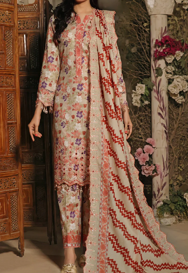 Surprise Dress Aiza Momina Embroidered Chikankari Lawn 2024 by VS Textile 