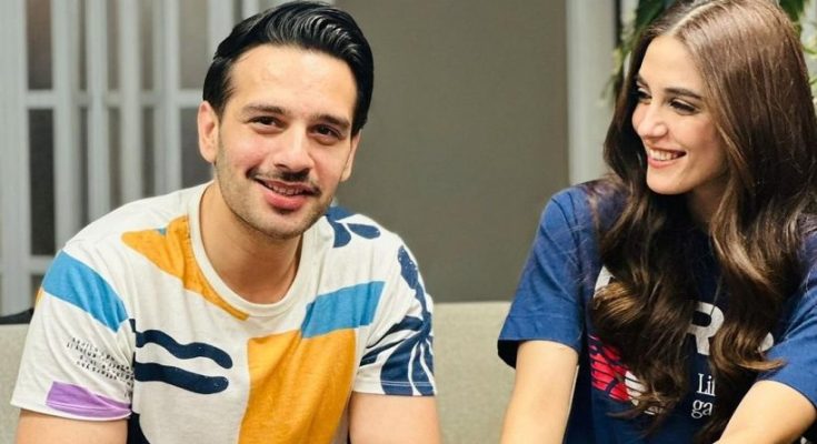 Beautiful Maya Ali Celebrates His Birthday Clicks with Usama Khan