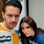 Beautiful Maya Ali Celebrates His Birthday Clicks with Usama Khan