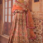 Cute Deepak perwani bridal Red Suit With Bridal Picture 2024