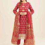 Red Women Suit Nishat Linen Flash Stock Flat Sale 30% Off 2024