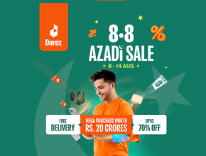 Biggest 8.8 Sale Daraz Azadi Stock 2024-25 Upto 70% Off in Pakistan