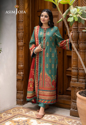 Casual Suit Asim Jofa 3 Piece 2024-25 Custom Stitched Suit