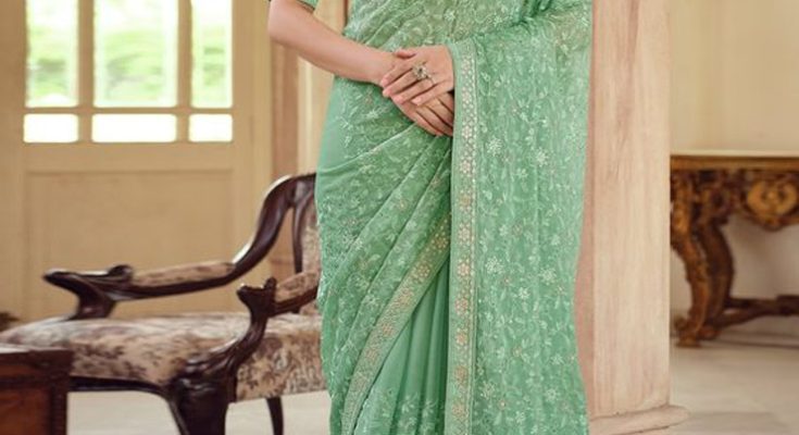 Greatest Green Lightweight Sarees Ideas 2024 For Teej Celebration