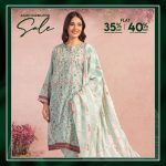 Most Stylish Suit Bonanza Satrangi Stock 2024-25 Flat 35% & 40% Off