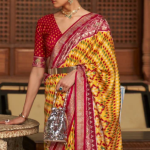 Patan Patola Silk Sarees Online Shopping Cherry Red Saree