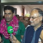 The Arshad Nadeem Great Welcomed At Lahore Airport 2024