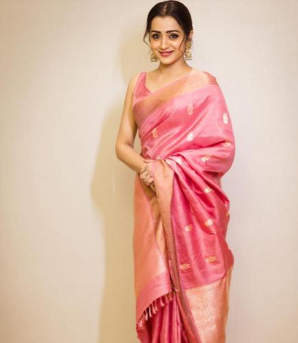 Trisha Krishnan Saree Trend Inspiration For Rakshabandhan Event 2024