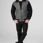 Mens'Suit Charcoal Clothing Ideal 2025 Clearance Flat 50% Off