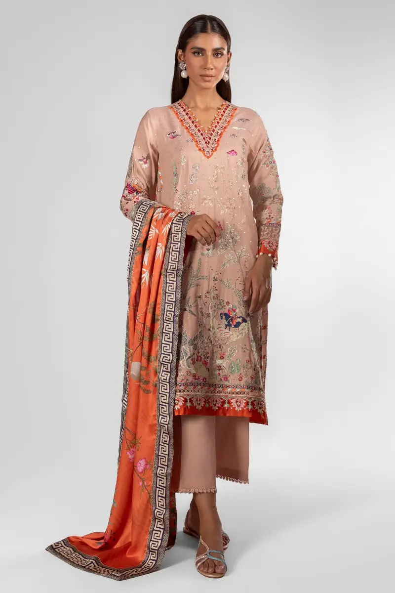 Sana Safinaz Dress Mark Winter Clearance Sale Offer 2025 Flat 50% Off
